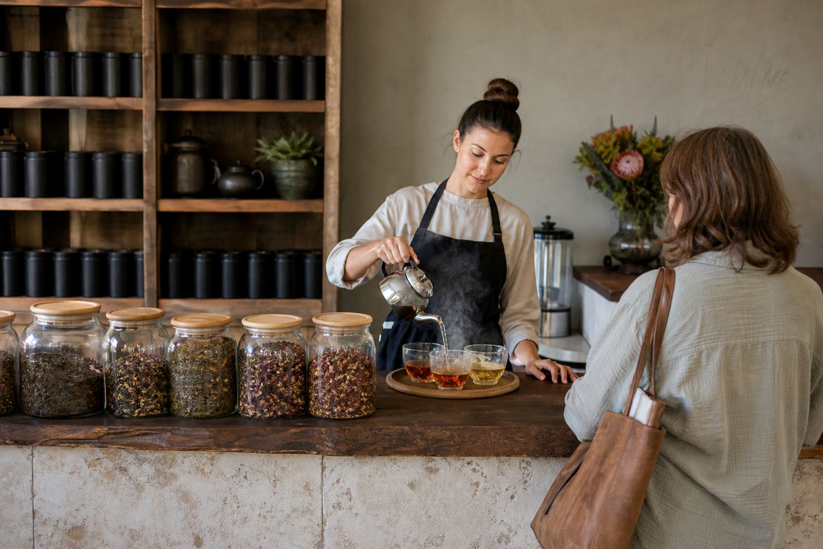 Cafe Loose-Leaf Menu